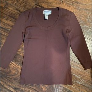 Brown long sleeve